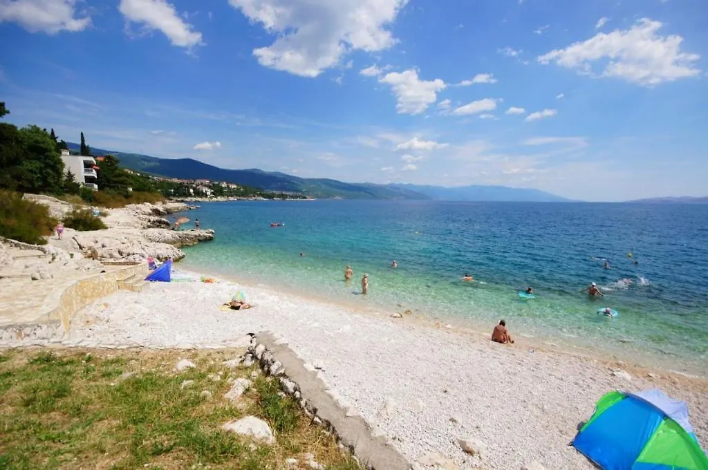 Apartment In Novi Vinodolski With Sea View, Balcony, Air Conditioning, Wi-Fi