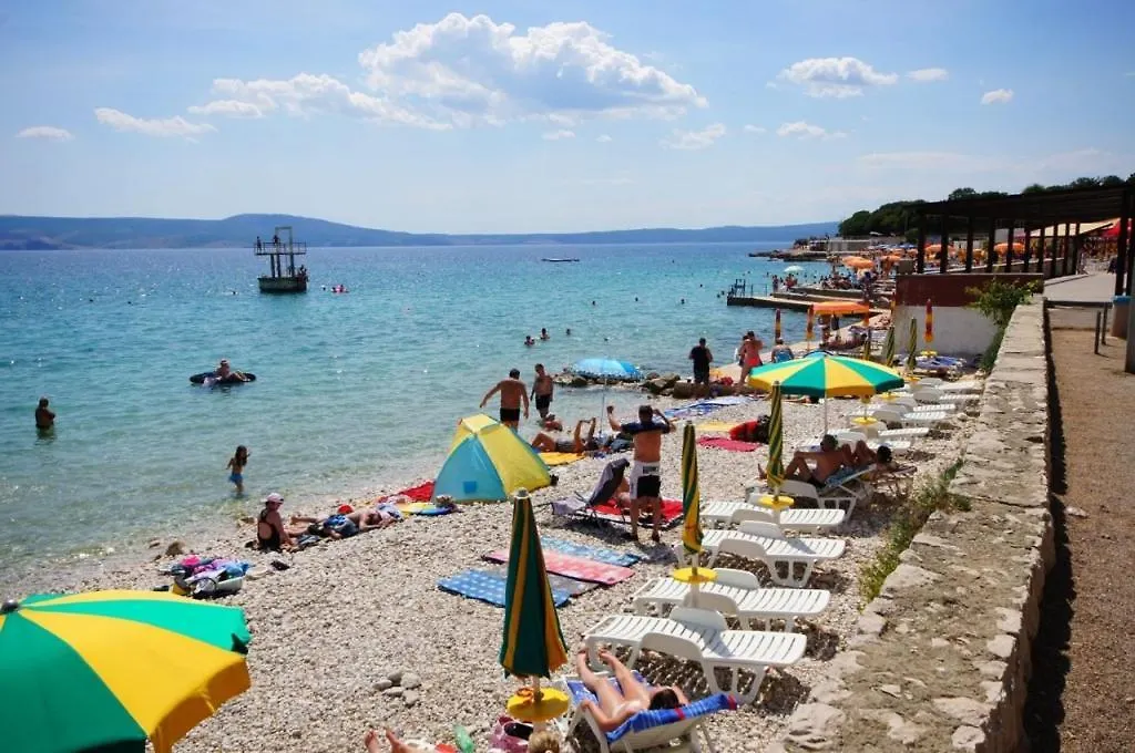 Apartment In Novi Vinodolski With Sea View, Balcony, Air Conditioning, Wi-Fi
